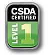 Level 1 certification CSDA (America)