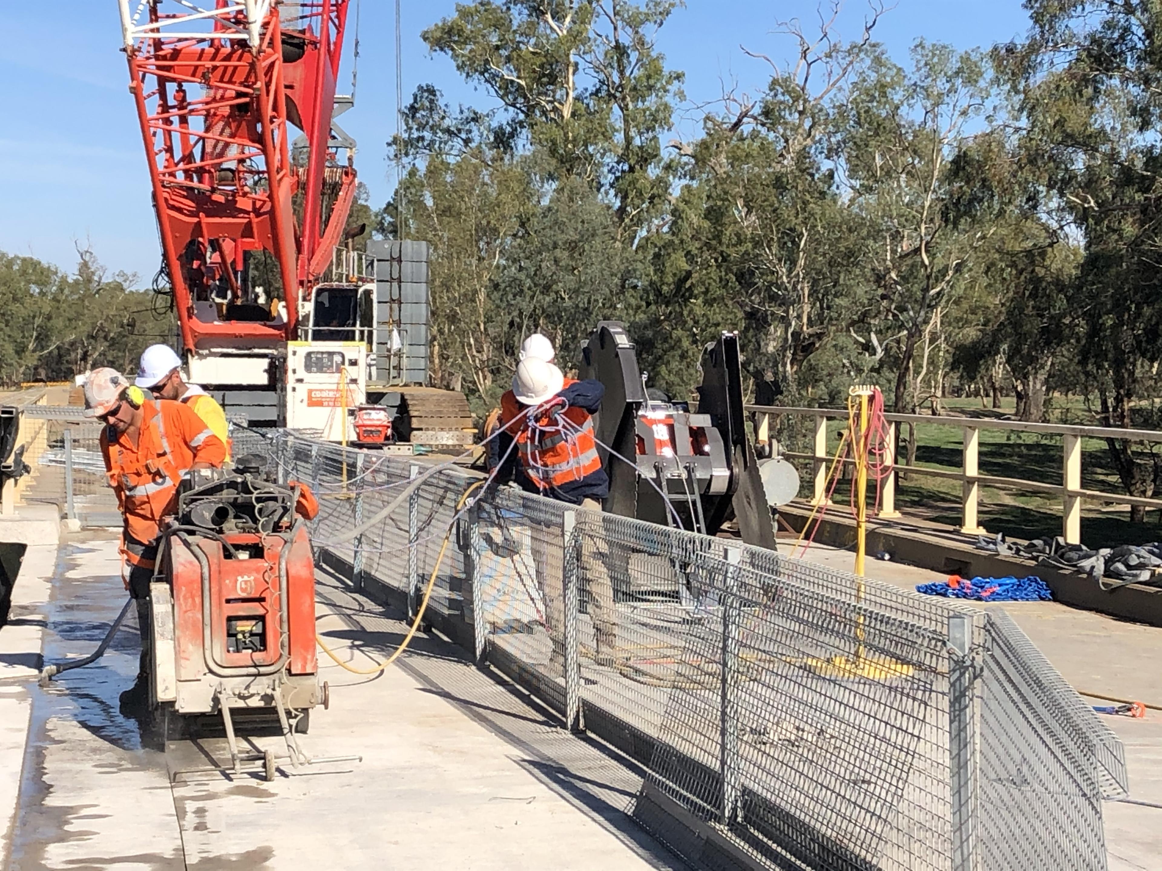 Online Concrete Cutting - Eunony Bridge, Wagga Wagga NSW (2)