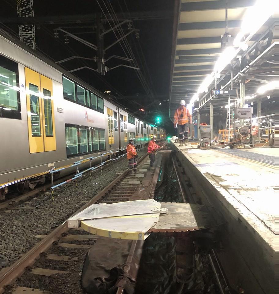 Online Concrete Cutting - Rail Project