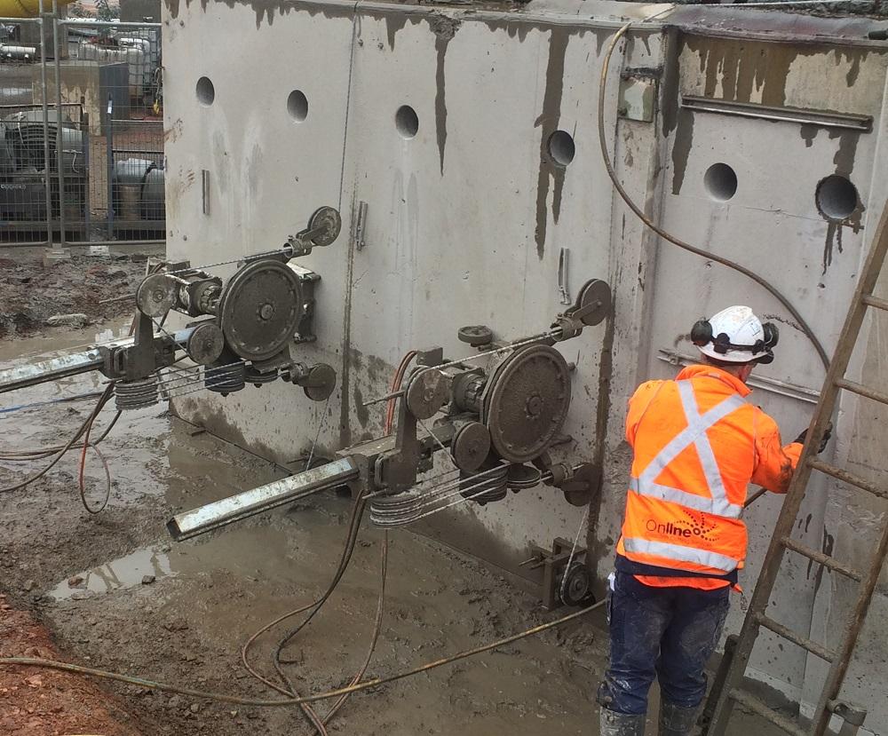Online Concrete Cutting - Wire Sawing